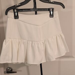Endless Rose Cream Ruffled Skirt